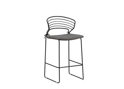 Venture Home Milano Barstol Utomhus 4-pack Svart