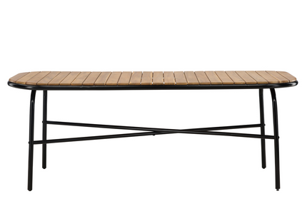 Venture Home Holmbeck Rektangulärt Matbord Utomhus 200 x 90 Natur