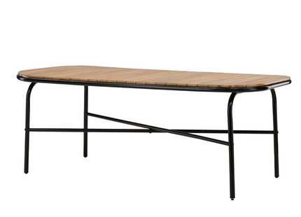 Venture Home Holmbeck Rektangulärt Matbord Utomhus 200 x 90 Natur
