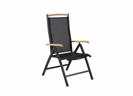 Venture Home Panama Positionsstol 2-pack Svart