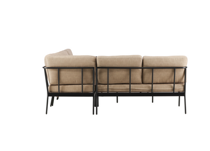 Venture Home Pehnna Hörnsoffgrupp Utomhus Svart Beige