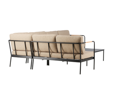 Venture Home Pehnna Hörnsoffgrupp Utomhus Svart Beige
