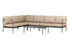 Venture Home Pehnna Hörnsoffgrupp Utomhus Svart Beige