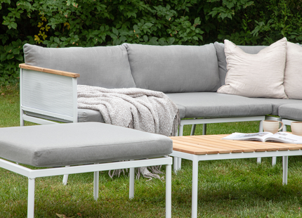 Venture Home Nettan Hörnsoffgrupp Utomhus Natur Grå