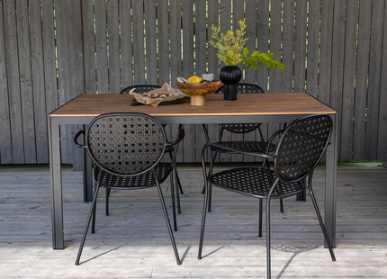 Venture Home Break Rektangulärt Matbord Utomhus 150 x 90 Mörkgrå
