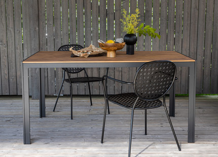 Venture Home Break Rektangulärt Matbord Utomhus 150 x 90 Mörkgrå