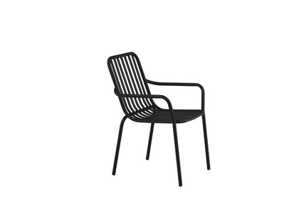 Venture Home Peking Matstol Utomhus 2-pack Svart