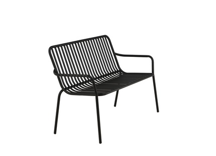 Venture Home Peking Bänksoffa Utomhus 64 x 85 x 130 Svart