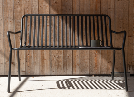 Venture Home Peking Bänksoffa Utomhus 64 x 85 x 130 Svart