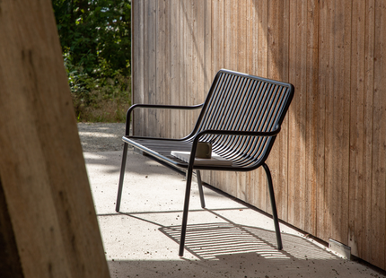 Venture Home Peking Bänksoffa Utomhus 64 x 85 x 130 Svart