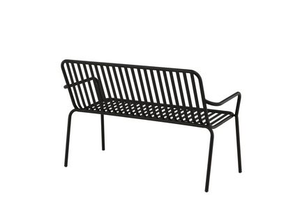Venture Home Peking Bänksoffa Utomhus 64 x 85 x 130 Svart