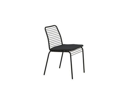 Venture Home Panjin Matstol Utomhus 2-pack Svart