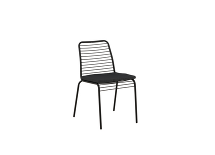 Venture Home Panjin Matstol Utomhus 2-pack Svart