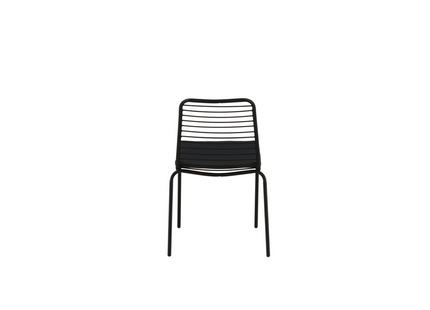 Venture Home Panjin Matstol Utomhus 2-pack Svart