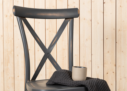 Venture Home Tablas Matstol Utomhus 2-pack Mörk Grå