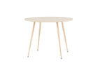 Plaza Runda Matbord ⌀100 Whitewash