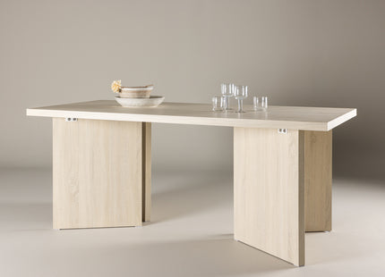 Bassholmen Rektangulära Matbord 180 x 90 Whitewash