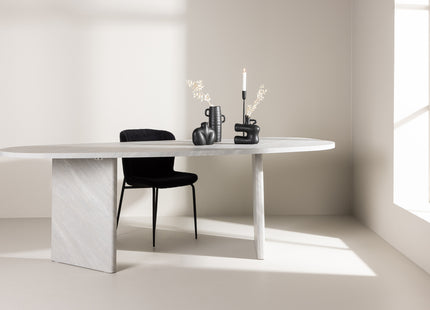 Grönvik Ovala Matbord 220 x 100 White