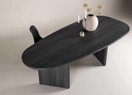 Grönvik Ovala Matbord 220 x 100 Black
