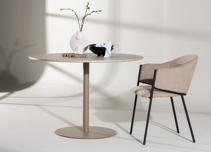 Lycke Runda Matbord ⌀110 Beige
