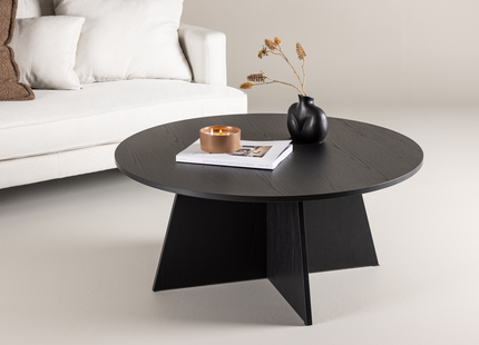 Venture Home Bootcut Soffbord ⌀100 Svart
