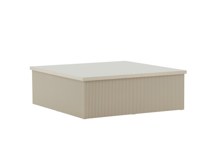 Venture Home Lenox Soffbord 90 x 90 Beige