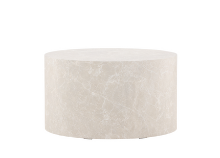 Venture Home York Soffbord ⌀80 Beige