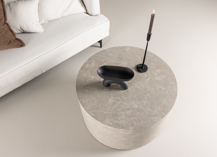 Venture Home York Soffbord ⌀80 Beige