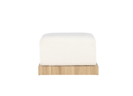 Venture Home Ivy Ottoman 70 x 45 x 100 Vit
