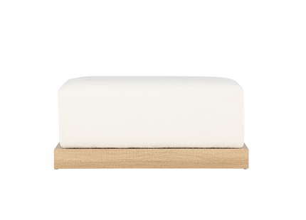Venture Home Ivy Ottoman 70 x 45 x 100 Vit