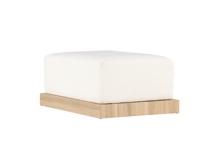 Venture Home Ivy Ottoman 70 x 45 x 100 Vit