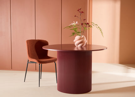 Lenox Runda Matbord ⌀110 Vinröd