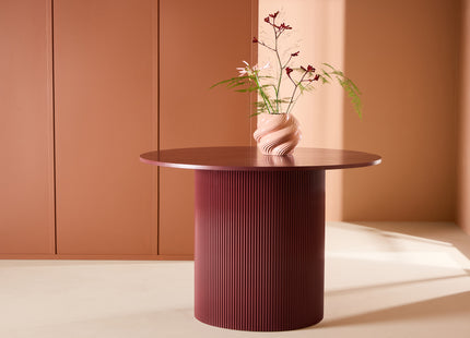 Lenox Runda Matbord ⌀110 Vinröd