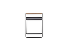 Venture Home Clarin Sidobord Utomhus  43 x 43 Svart