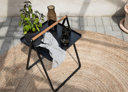 Venture Home Clarin Sidobord Utomhus  43 x 43 Svart