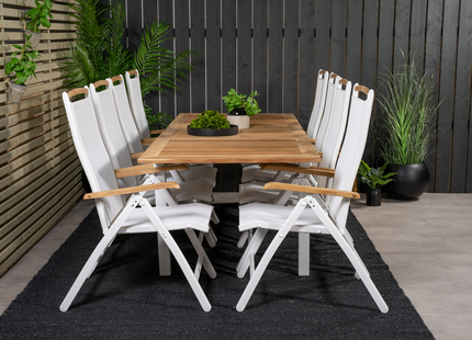 Venture Home Panama Positionsstol 2-pack Vit