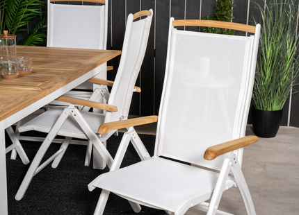 Venture Home Panama Positionsstol 2-pack Vit