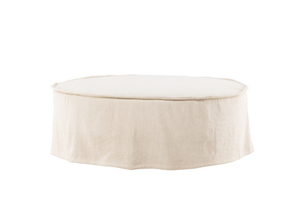 Vind Vindö Ottoman ⌀101 ⌀101 Beige