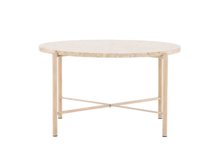 Vind Sandhamn Soffbord ⌀70 Beige