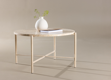 Vind Sandhamn Soffbord ⌀70 Beige