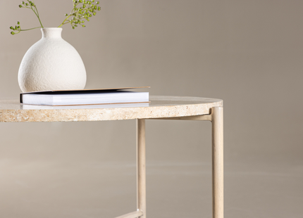 Vind Sandhamn Soffbord ⌀70 Beige