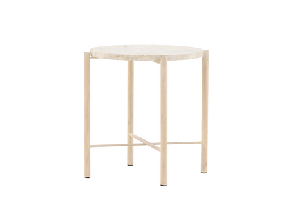 Vind Sandhamn Soffbord ⌀40 Beige