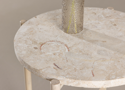 Vind Sandhamn Soffbord ⌀40 Beige