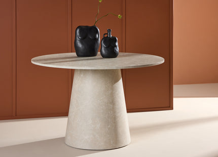Lanzo Runda Matbord ⌀120 Beige