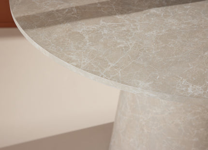 Lanzo Runda Matbord ⌀120 Beige