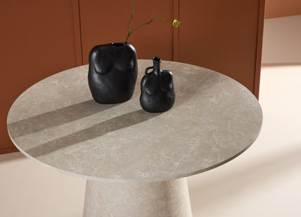 Lanzo Runda Matbord ⌀120 Beige