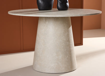 Lanzo Runda Matbord ⌀120 Beige