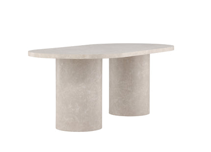 Narvik Ovala Matbord 200 × 100 Beige