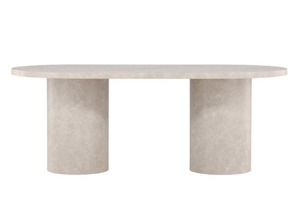 Narvik Ovala Matbord 200 × 100 Beige