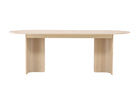 Tyresö Ovala Matbord 220 x 100 Whitewash